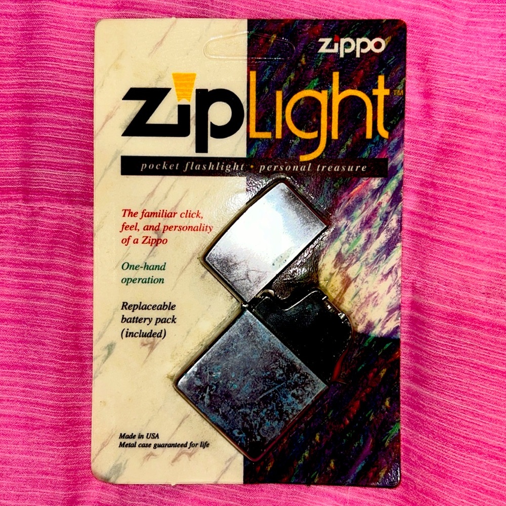 Vintage Zippo Zip Light